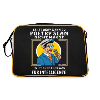 IF YOU DON'T LIKE PETRY SLAM - Retro Bag - black/gold - Back