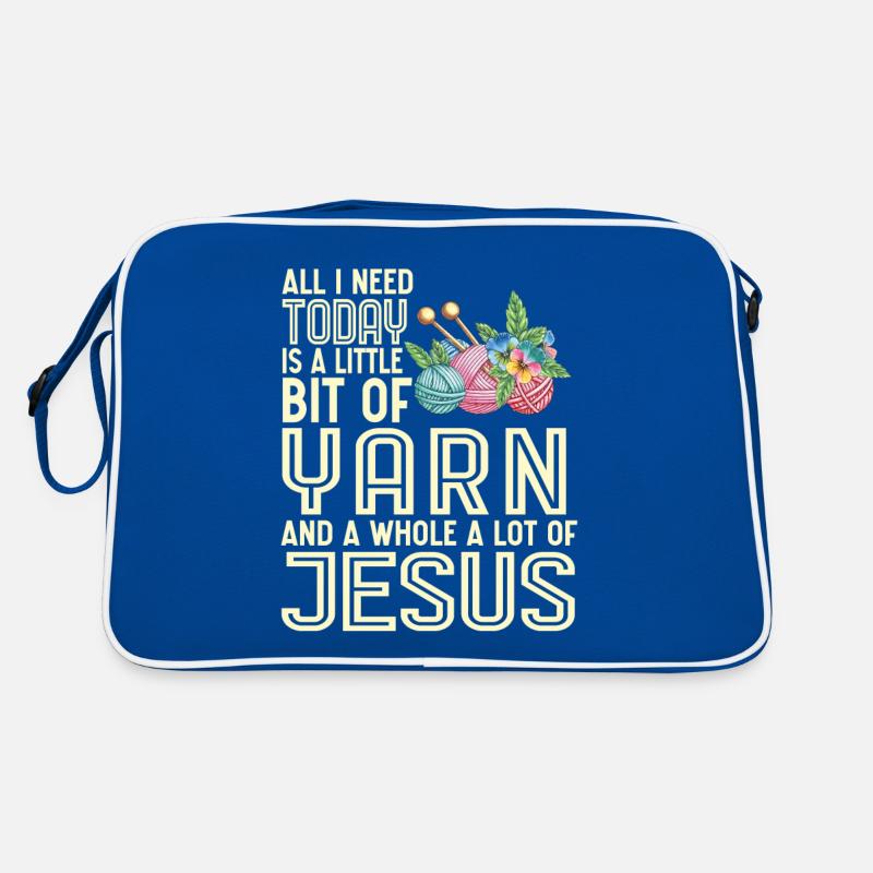 All I need today is a bit of yarn Retro Bag