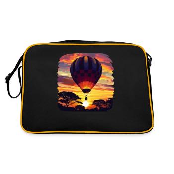 Montgolfière Sunset Adventurer - Sac Retro - noir/or - Dos
