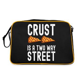 La croûte Baker est une cuisson de rue à double sens - Sac Retro - noir/or - Dos