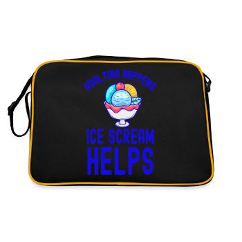 L’âge adulte se produit Crème Sundae - Sac Retro - noir/or - Dos