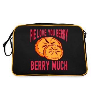Pie Love You Berry Berry Baking - Retro Bag - black/gold - Back