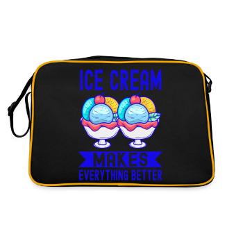 Rend tout meilleur Sundae Cream - Sac Retro - noir/or - Dos