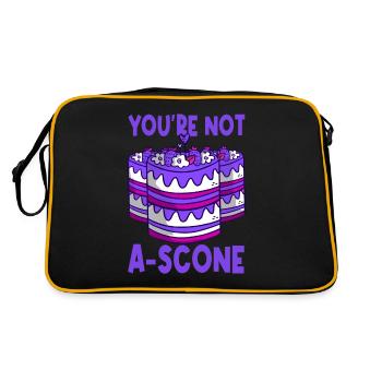 Pâtissier Vous n’êtes pas en train de cuisiner à l’a-scone - Sac Retro - noir/or - Dos