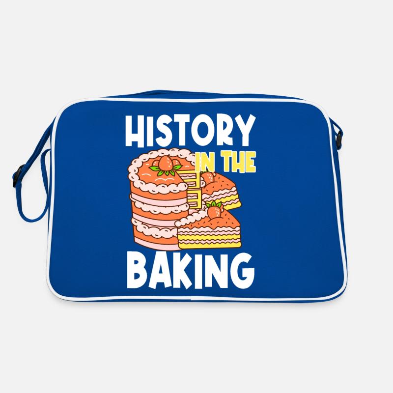 Patissier Bäcker Geschichte beim Backen Retro Tasche