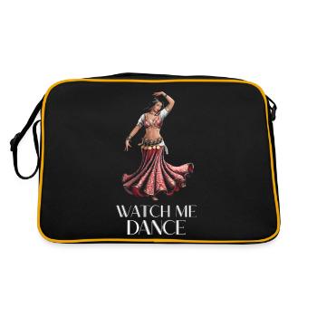 Danseuse orientale regarde-moi danser - Sac Retro - noir/or - Dos