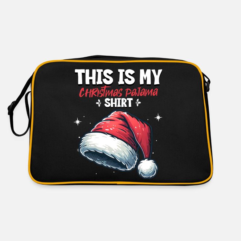 Dormez paresseux Père Noël C’est mon pyjama de Noël Sac Retro