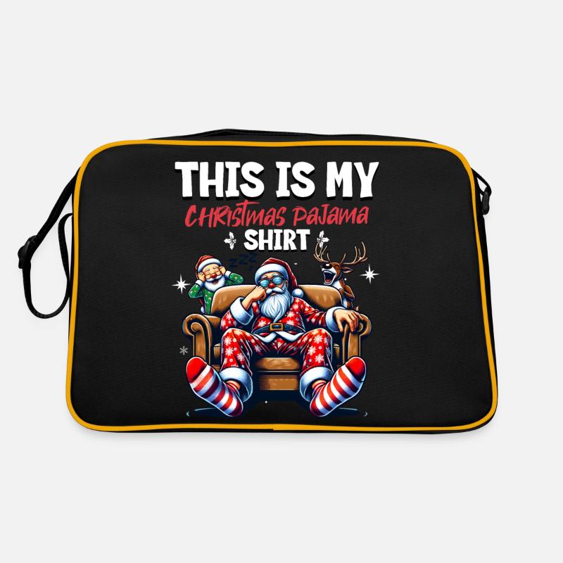 Dormez paresseux Père Noël C’est mon pyjama de Noël Sac Retro
