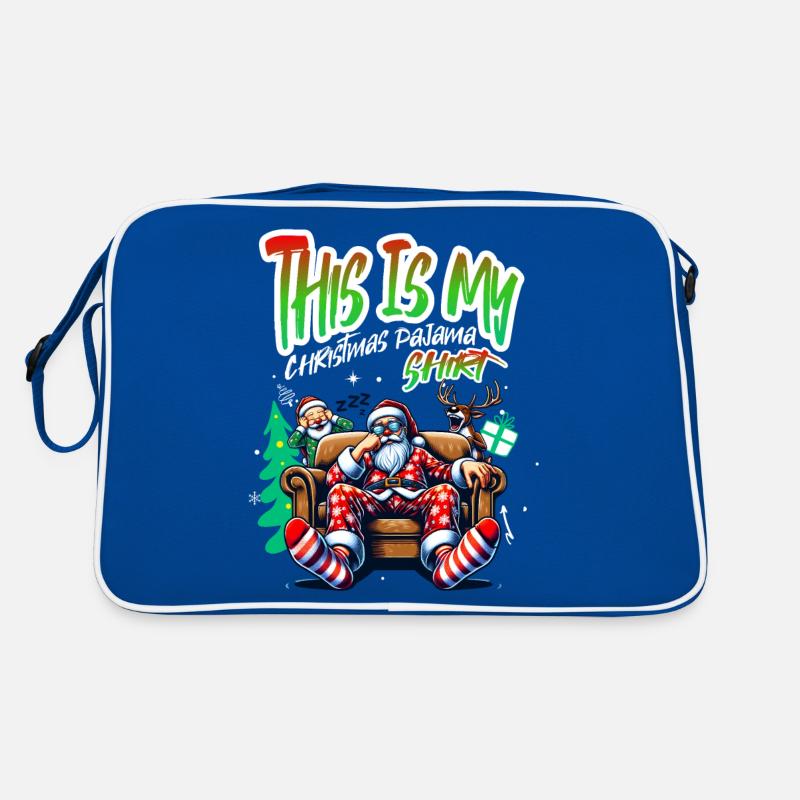Dormez paresseux Père Noël C’est mon pyjama de Noël Sac Retro