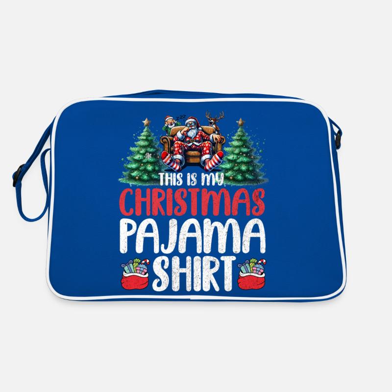 Dormez paresseux Père Noël C’est mon pyjama de Noël Sac Retro