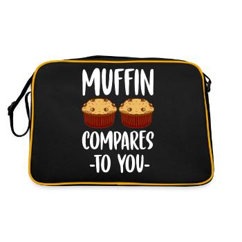 Le muffin acidulé se compare à votre muffin - Sac Retro - noir/or - Dos