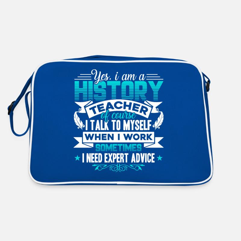 Yes I Am A History Teacher Retro Bag