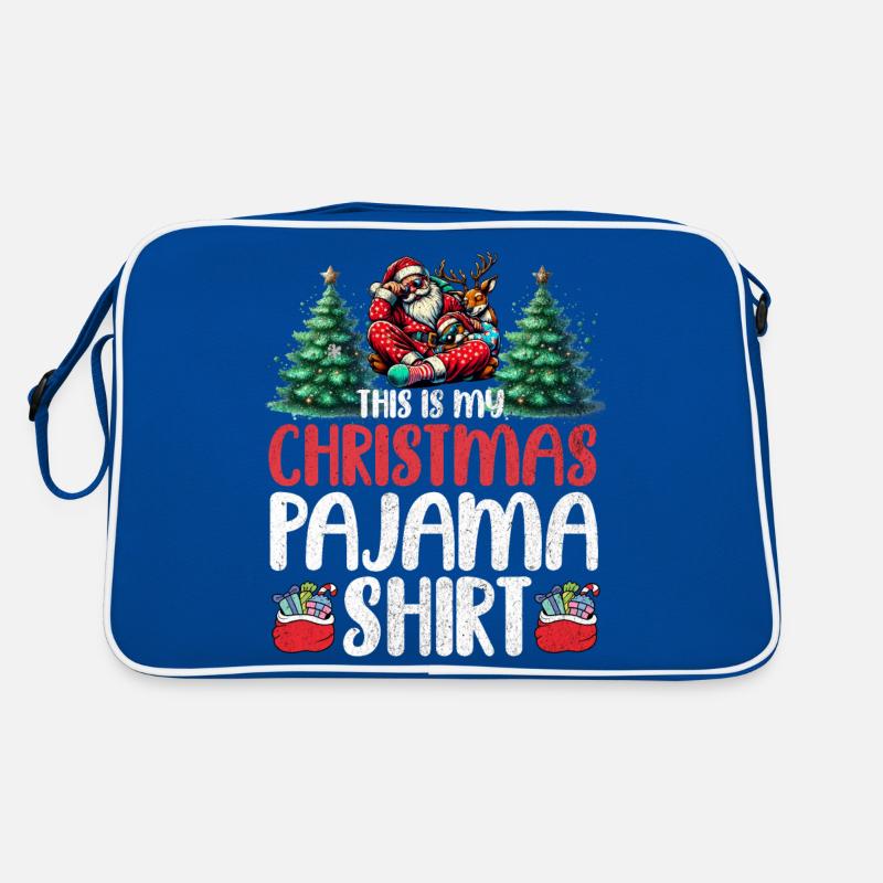 Dormez paresseux Père Noël C’est mon pyjama de Noël Sac Retro