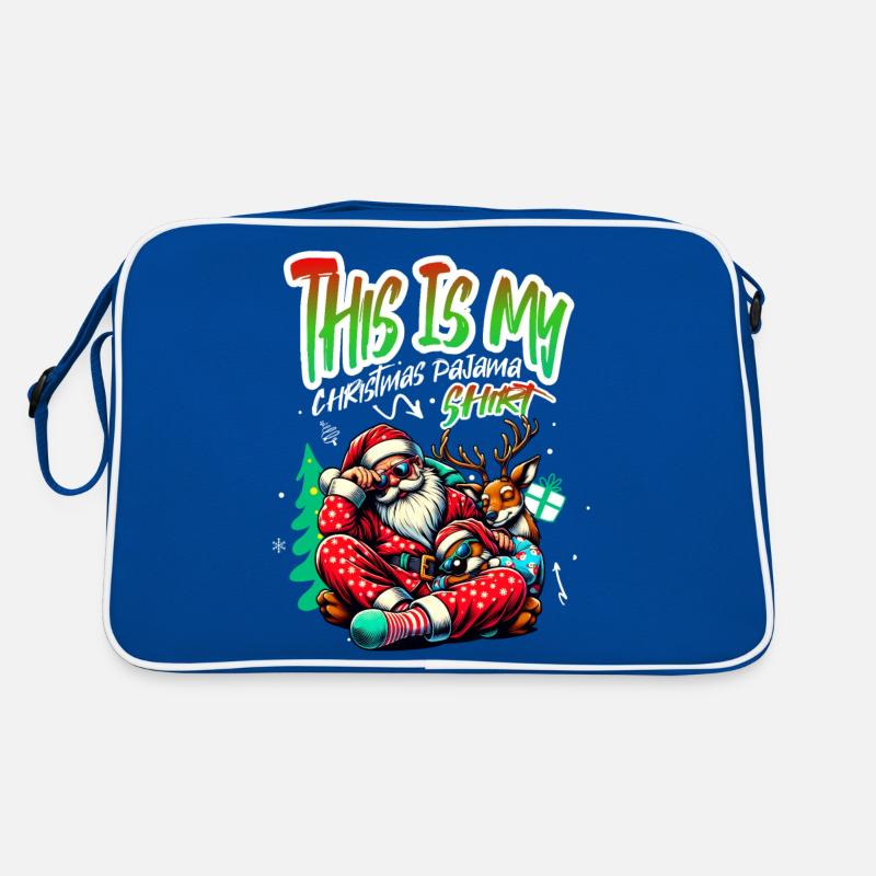 Dormez paresseux Père Noël C’est mon pyjama de Noël Sac Retro