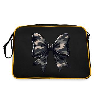 ARC MILITAIRE - Sac Retro - noir/or - Dos