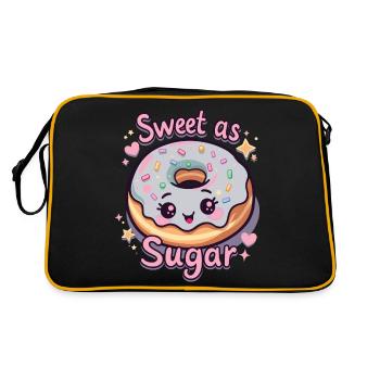 SWEET AS SUGAR - Retro Bag - black/gold - Back