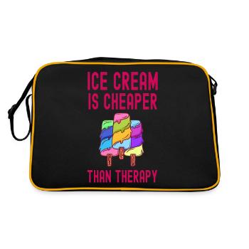 Sundae Cheaper Therapy Sweet Cream - Retro Bag - black/gold - Back