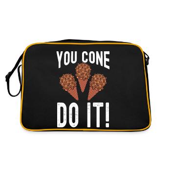 You Cone Do It Scoop Sundae Sweet Cream - Retro Bag - black/gold - Back