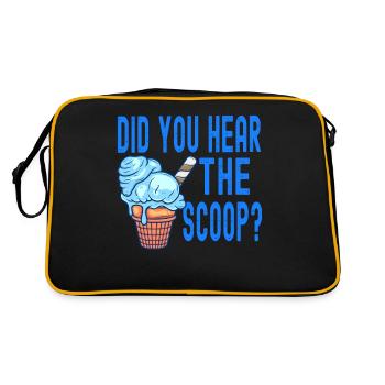 Sherbet Did You Hear The Scoop Cream - Retro Bag - black/gold - Back