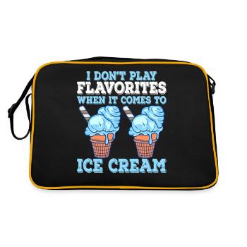Je ne joue pas à la crème Flavorites Sundae - Sac Retro - noir/or - Dos