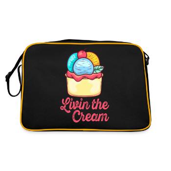 Livin The Cream Sundae Scoop Cream - Retro Bag - black/gold - Back