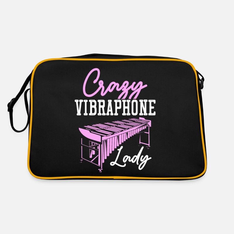 Crazy Vibraphone Lady Mallet Clavier Electrique Sac Retro