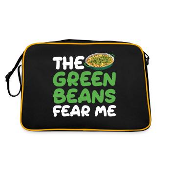 La casserole de haricots verts Fear Me Green Bean - Sac Retro - noir/or - Dos
