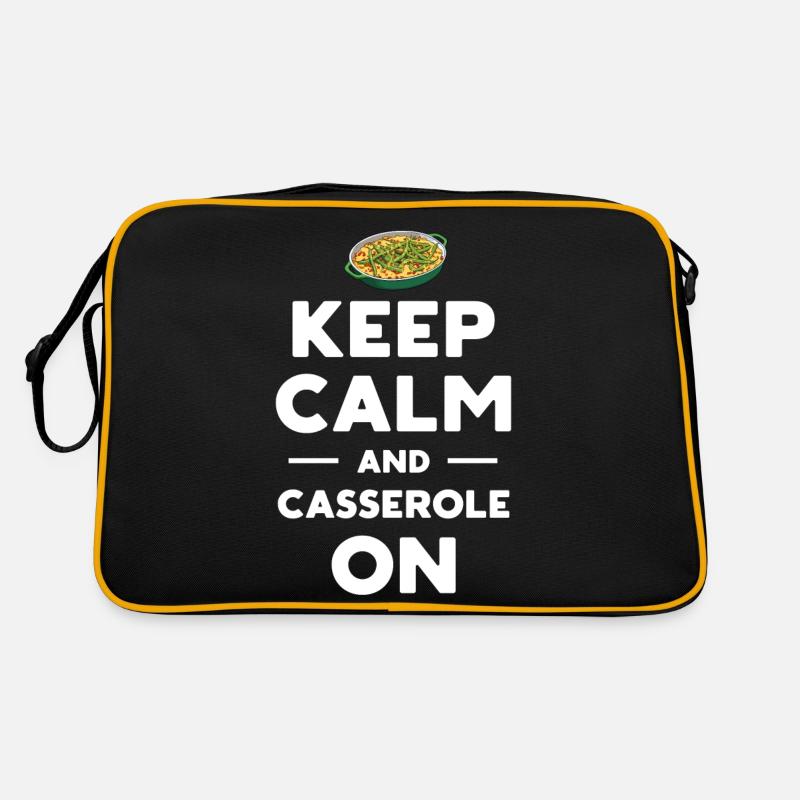 Keep Calm And Casserole On Green Bean Thanksgiving Retro Bag