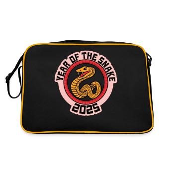 Chinese Year 2025 Year of the Snake - Retro Bag - black/gold - Back