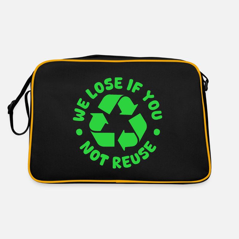 Acheteur d’occasion Nous perdons si vous ne réutilisez pas l’aubaine Sac Retro