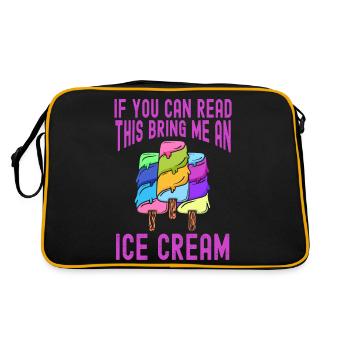 Sherbet This Bring Me An Gelato Cream - Retro Bag - black/gold - Back