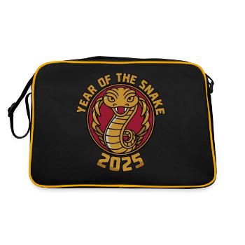 Chinese Year 2025 Year of the Snake - Retro Bag - black/gold - Back