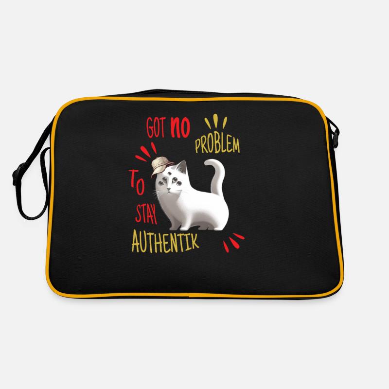 Got no Problem to stay authentik Retro Tasche