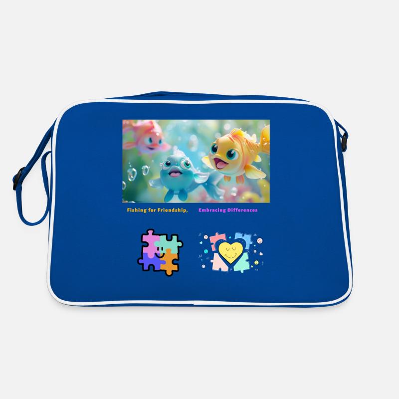 Pêcher l’amitié Accepter les différences Sac Retro