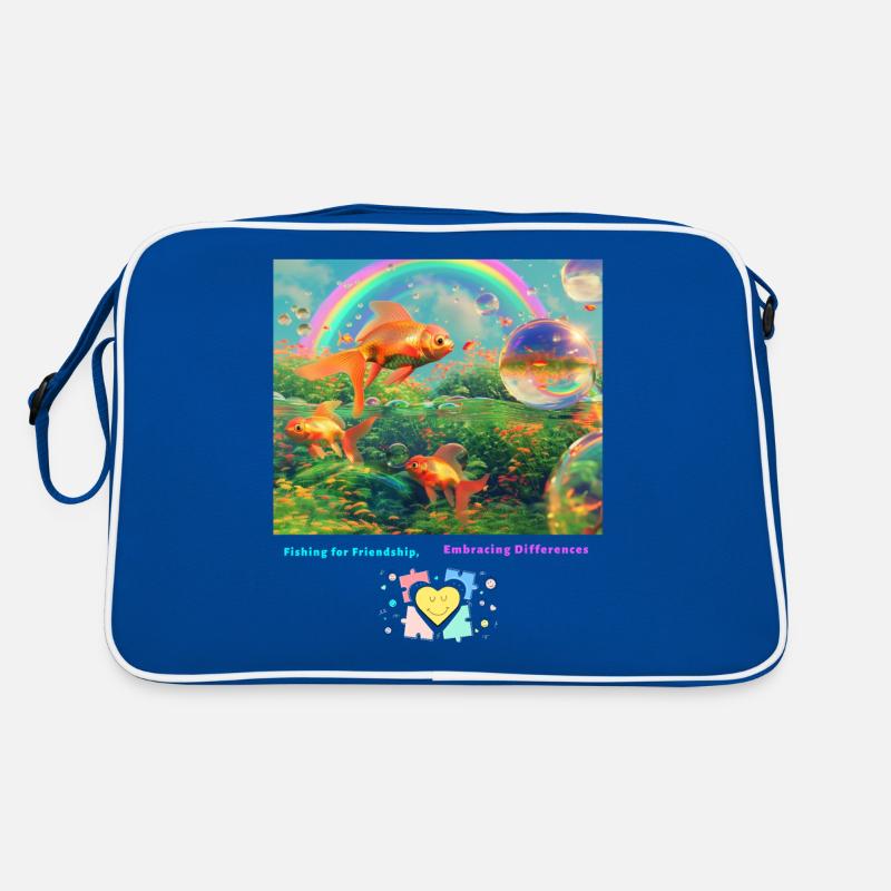 Pêcher l’amitié Accepter les différences Sac Retro