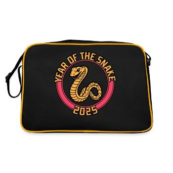 Chinese Year 2025 Year of the Snake - Retro Bag - black/gold - Back