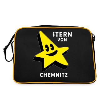 STAR OF CHEMNITZ - Retro Bag - black/gold - Back
