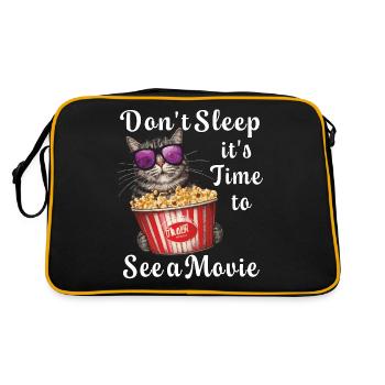 CAT Don’t Sleep Voir un film - Sac Retro - noir/or - Dos