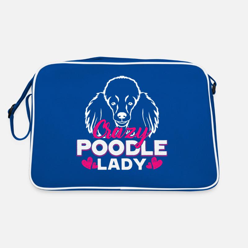 Crazy Poodle Lady Retro Bag