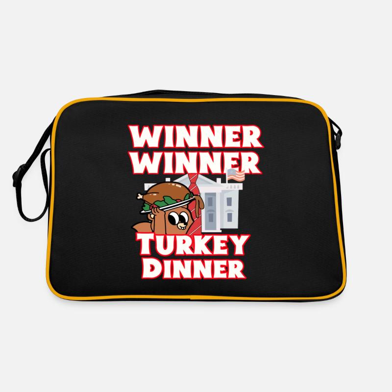 Dîner de dinde gagnant de Donald  Sac Retro