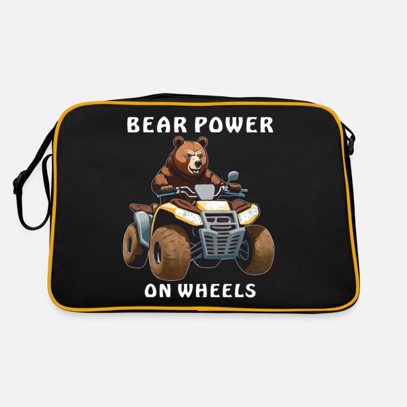 QUAD BEAR POWER ON WHEELS Retro Bag