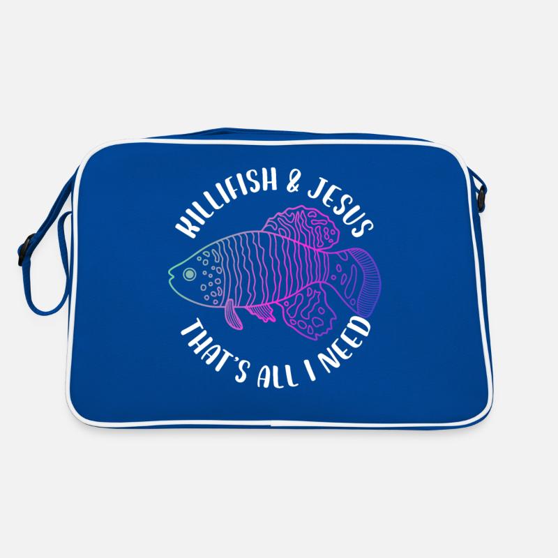 Killipfish et Jésus, c’est tout ce dont j’ai besoin Aquarium Sac Retro