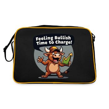 ENERGY UP - Retro Bag - black/gold - Back