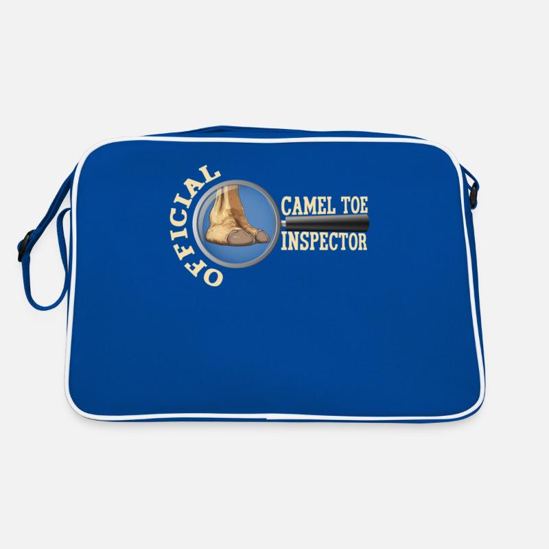 Official Camel Toe Inspector Lustiger Spruch Retro Tasche