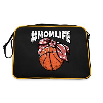 Baller Momlife Joueur de sport Basketball - Sac Retro - noir/or - Dos