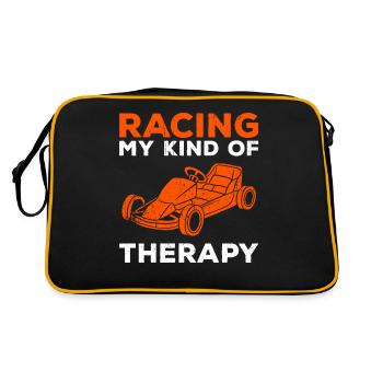 Go Kart Kart Driver Go Kart Racing - Sac Retro - noir/or - Dos