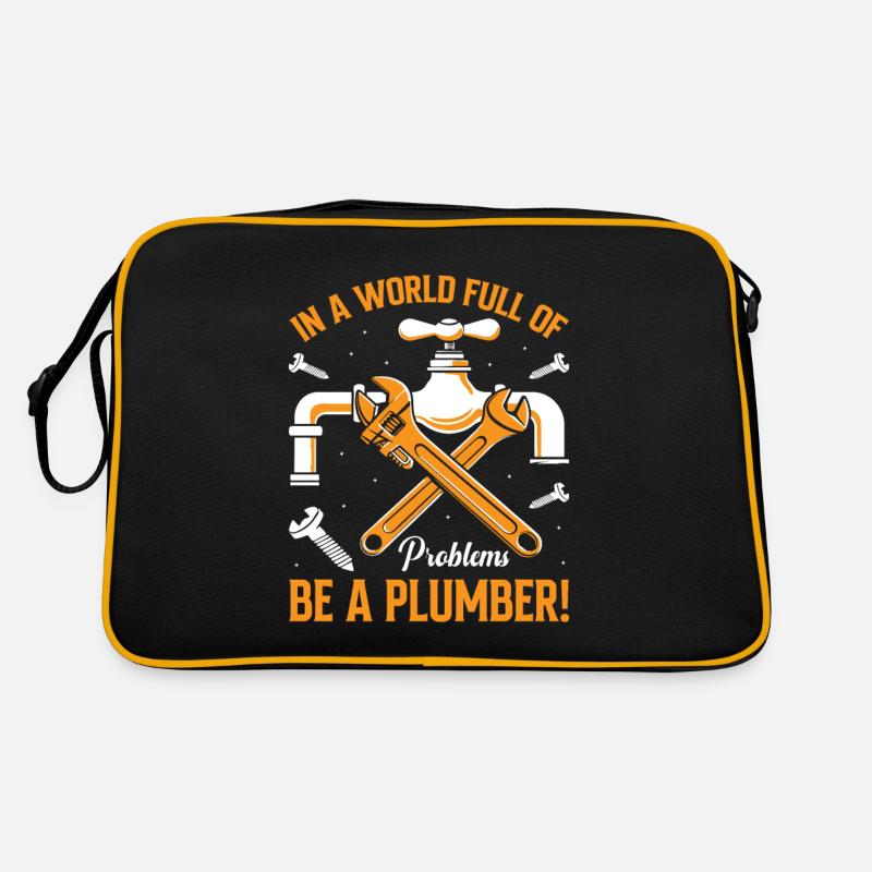 In a world full of problems, be a plumber! Retro Bag