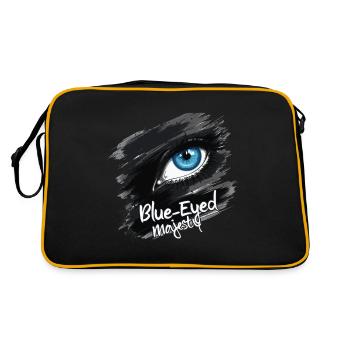 BLUE EYED - Retro Bag - black/gold - Back