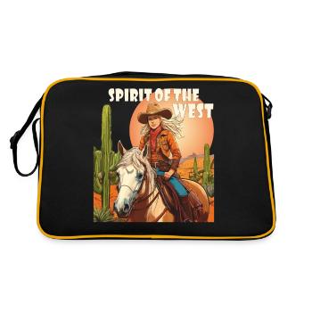 RIDER SPIRIT DE L’OUEST - Sac Retro - noir/or - Dos