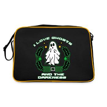 J’aime les fantômes et l’obscurité - Sac Retro - noir/or - Dos
